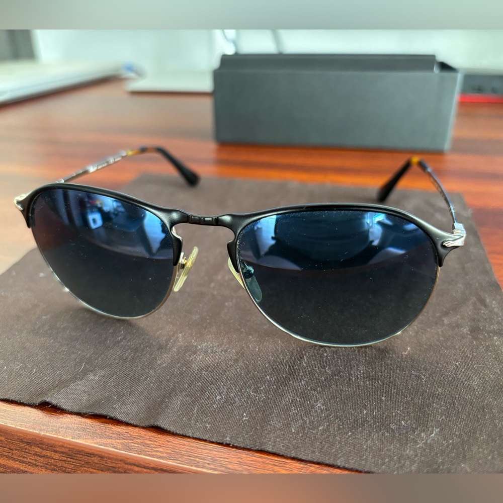 Persol Pilot Style Sunglasses View 2